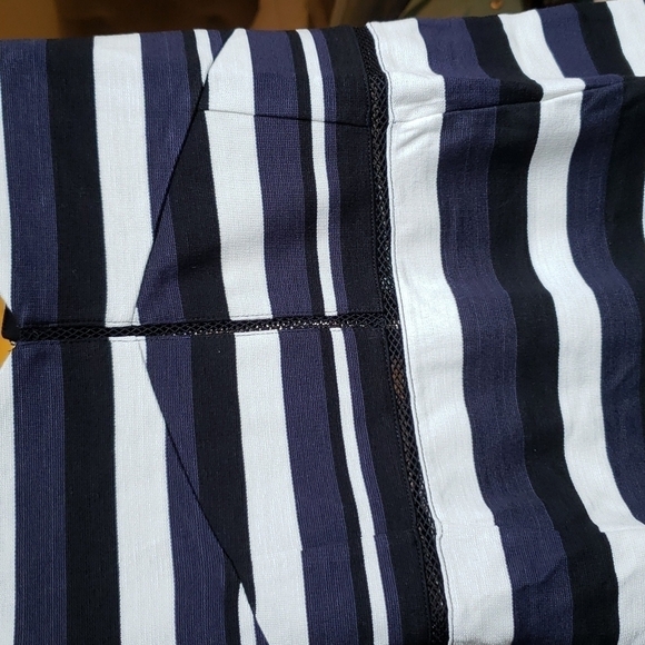 French Connection Women's Striped Bandage Dress - Size 6 - Picture 7 of 9